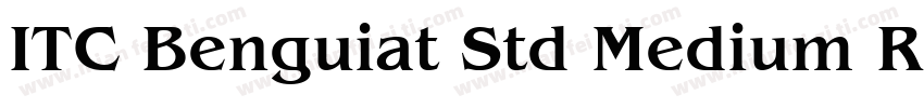 ITC Benguiat Std Medium Regular字体转换